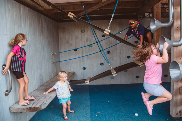 kids playing on the playground